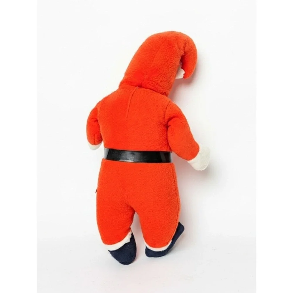 VTG RARE Parisi Creations 1950's Santa Claus 3ft Plush Plastic Face Christmas